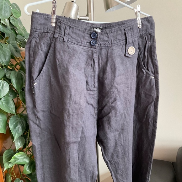 Linen baggy trouser by LU.EL in size 12 - Picture 2 of 7